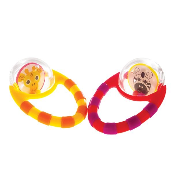 Sassy Flip and Grip Rattle 2 Count