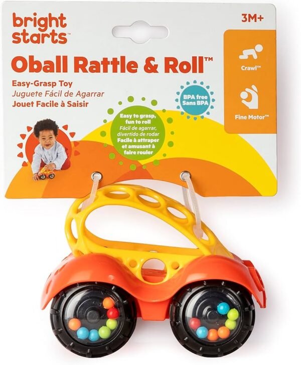 O Ball 1 Piece Rattle Roll Car