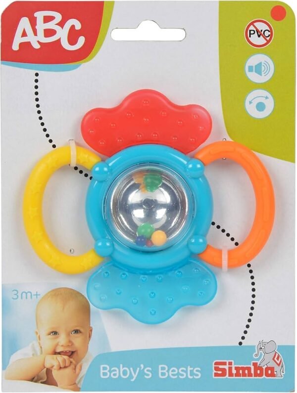 Activity Rattle Dental Aid with Holographic Mirror and Rattle