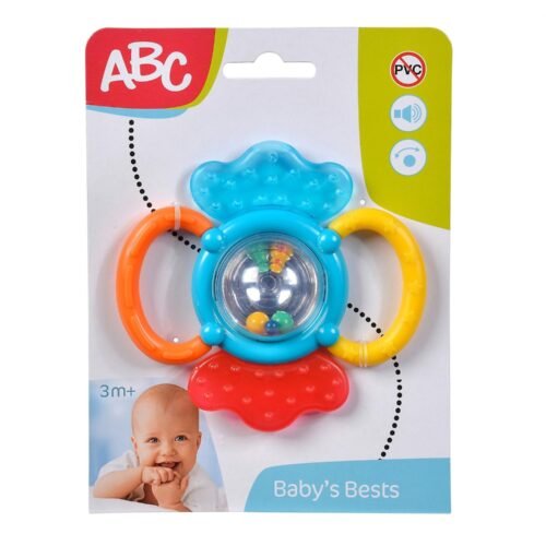 Activity Rattle Dental Aid with Holographic Mirror and Rattle