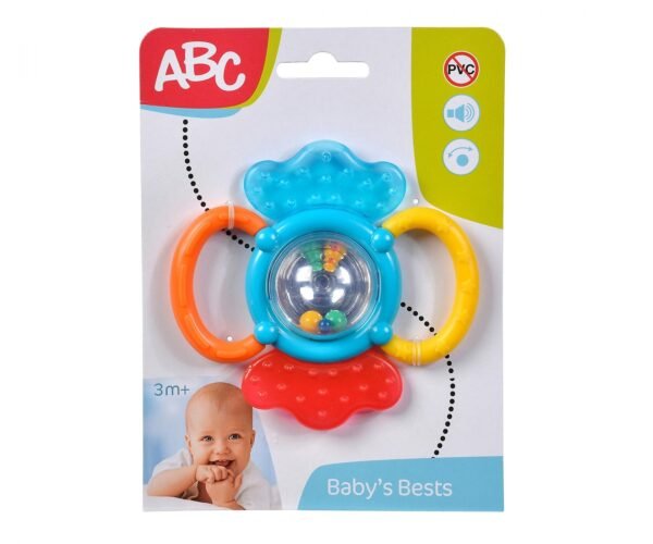 Activity Rattle Dental Aid with Holographic Mirror and Rattle